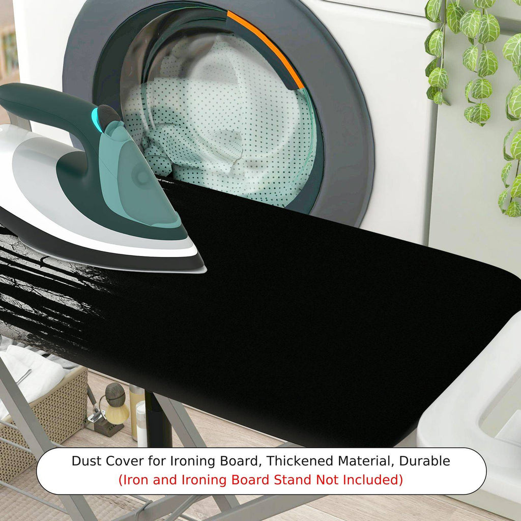 1-Piece Abstract Black White Paint  Ironing Board Cover, Universal Size, Without Board