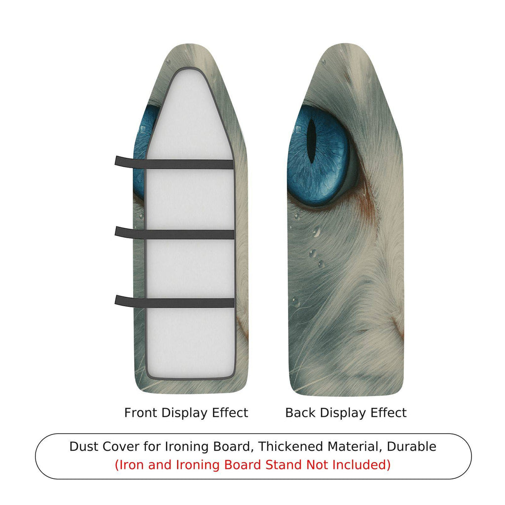 1-Piece Cat Eye Animal Print Blue  Ironing Board Cover, Universal Size, Without Board