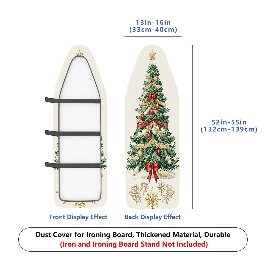1-Piece Christmas Tree Holiday Decoration Winter Theme  Ironing Board Cover, Universal Size, Without Board