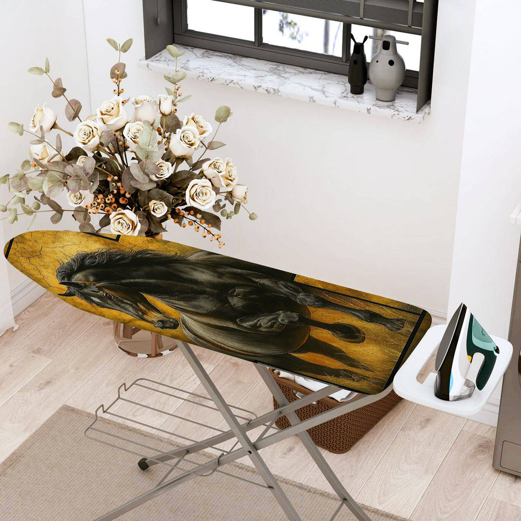 1-Piece Horse Art Decor Retro  Ironing Board Cover, Universal Size, Without Board