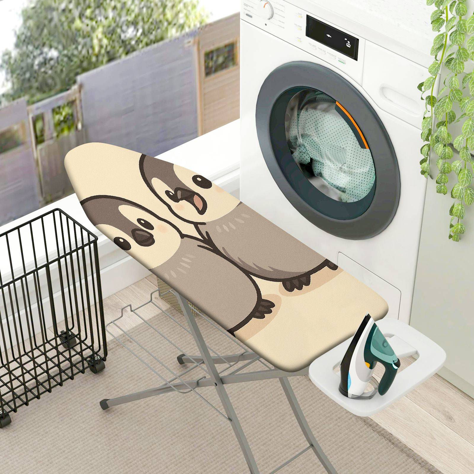 1-Piece Animal Penguin  Ironing Board Cover, Universal Size, Without Board