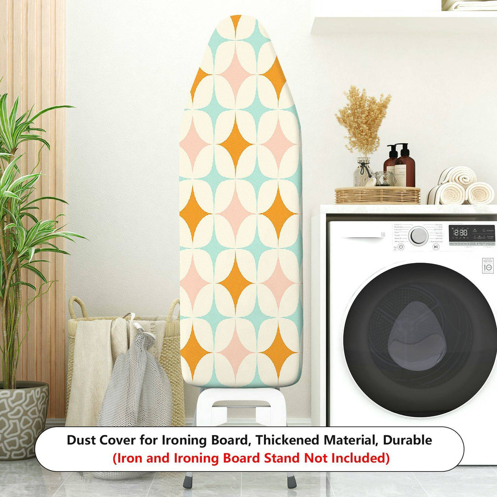 1-Piece Geometric Retro Modern  Ironing Board Cover, Universal Size, Without Board