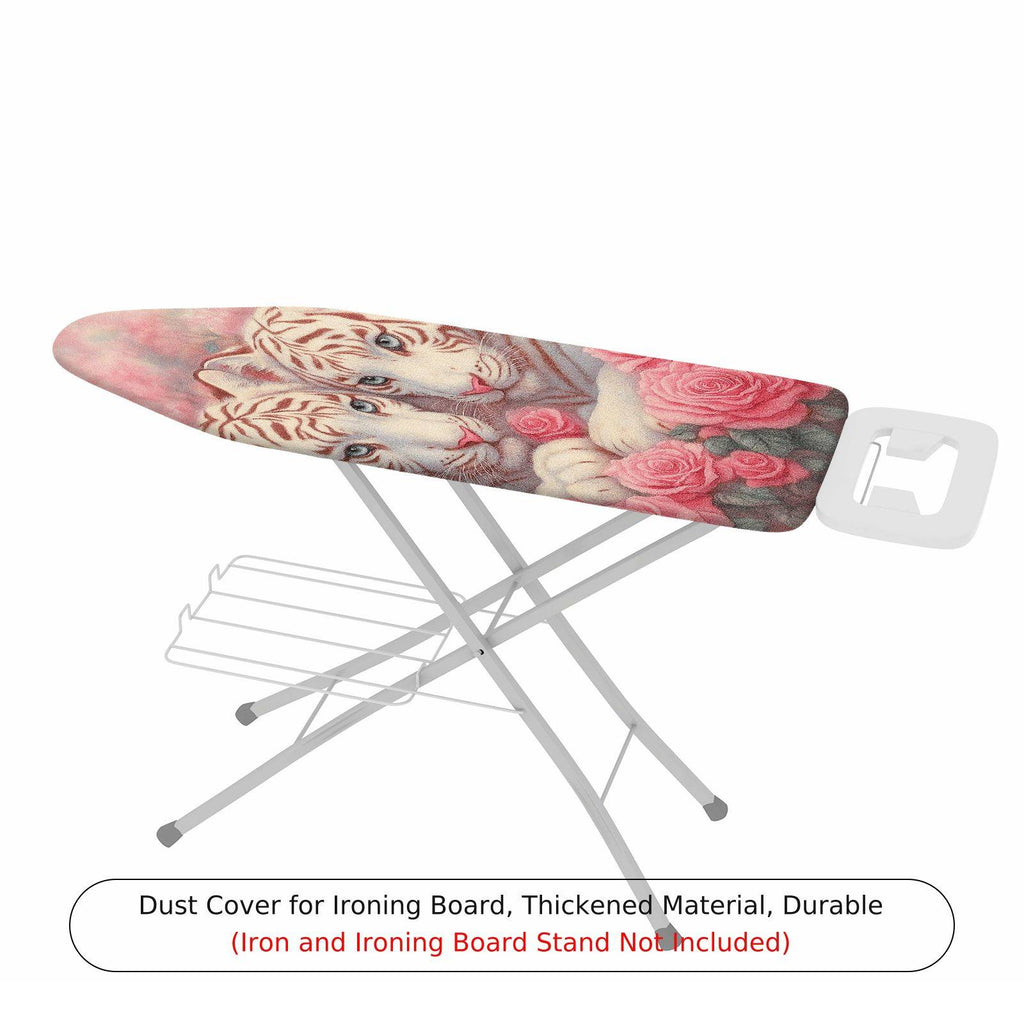 1-Piece Tiger Rose Pink  Ironing Board Cover, Universal Size, Without Board