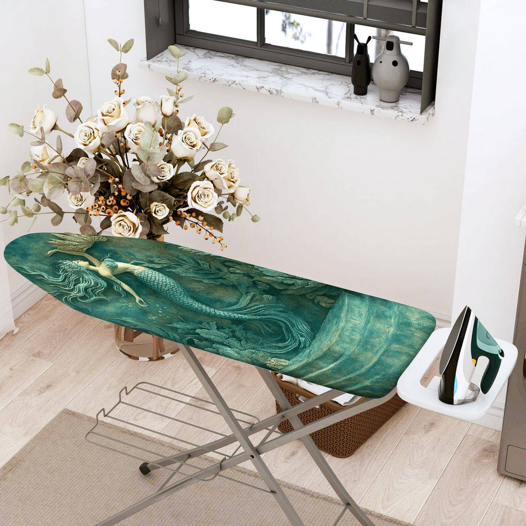 1-Piece Vintage  Ocean Fantasy  Ironing Board Cover, Universal Size, Without Board