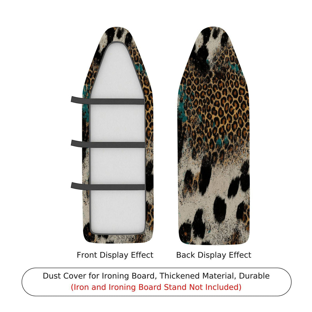 1-Piece Leopard Animal Print Stylish  Ironing Board Cover, Universal Size, Without Board