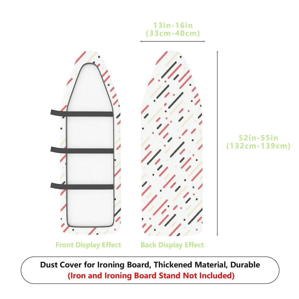 1-Piece Abstract Stripes Modern Contemporary  Ironing Board Cover, Universal Size, Without Board