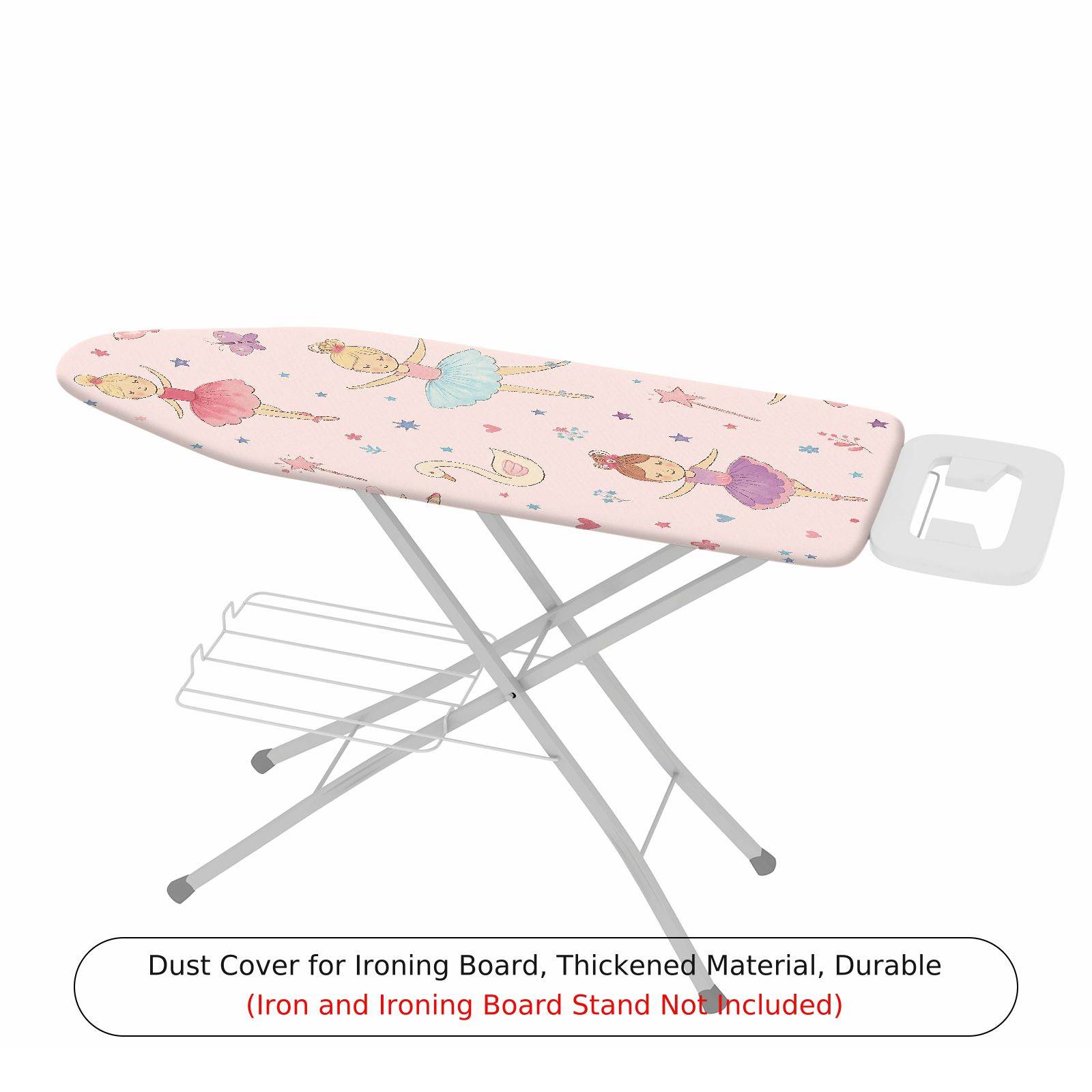 1-Piece Ballet Ballerina Pink  Ironing Board Cover, Universal Size, Without Board