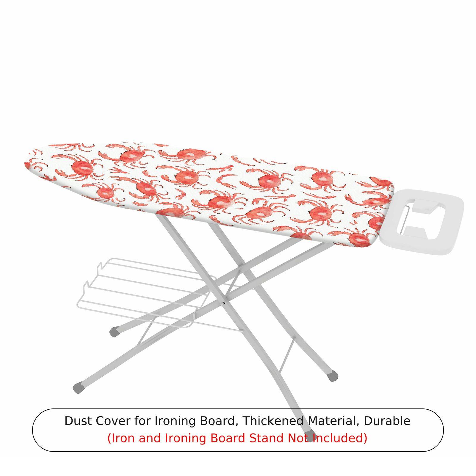 1-Piece Crab Ocean Nautical  Ironing Board Cover, Universal Size, Without Board