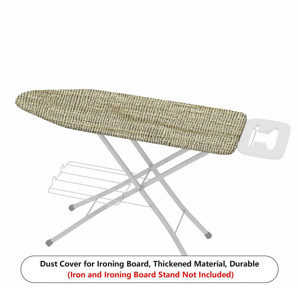 1-Piece Burlap Rustic Beige  Ironing Board Cover, Universal Size, Without Board