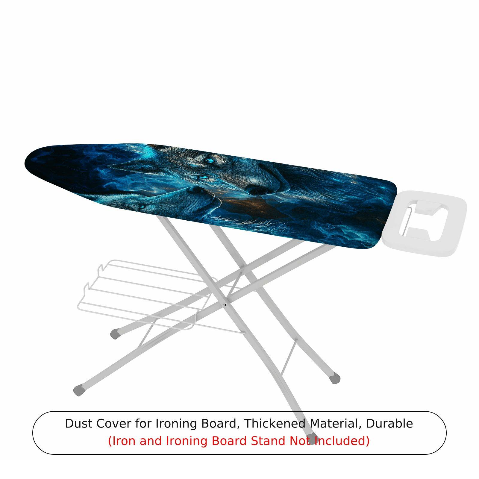 1-Piece Wolf Animal Nature  Ironing Board Cover, Universal Size, Without Board