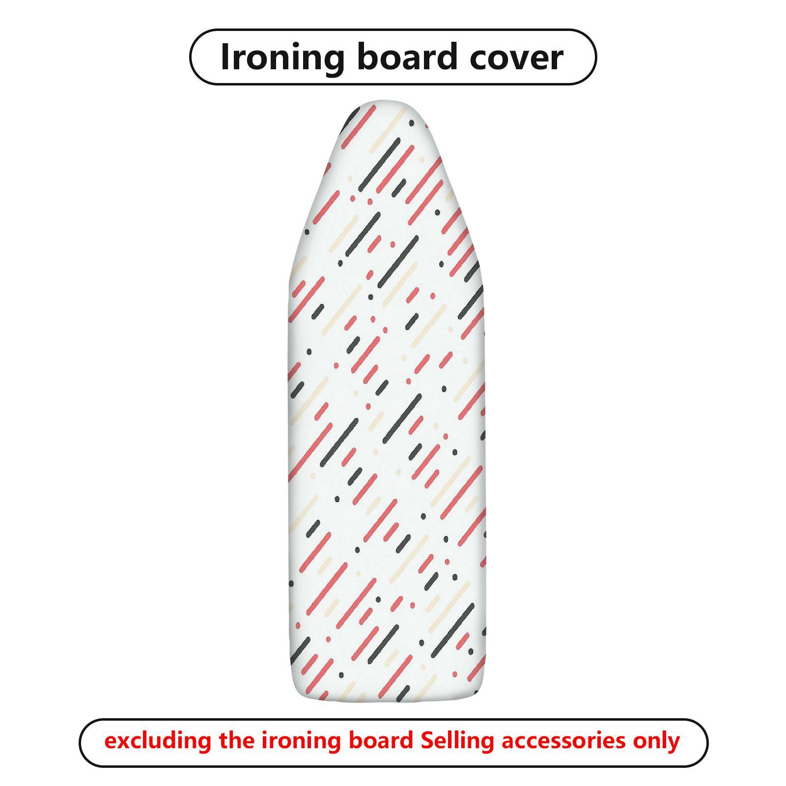 1-Piece Abstract Stripes Modern Contemporary  Ironing Board Cover, Universal Size, Without Board