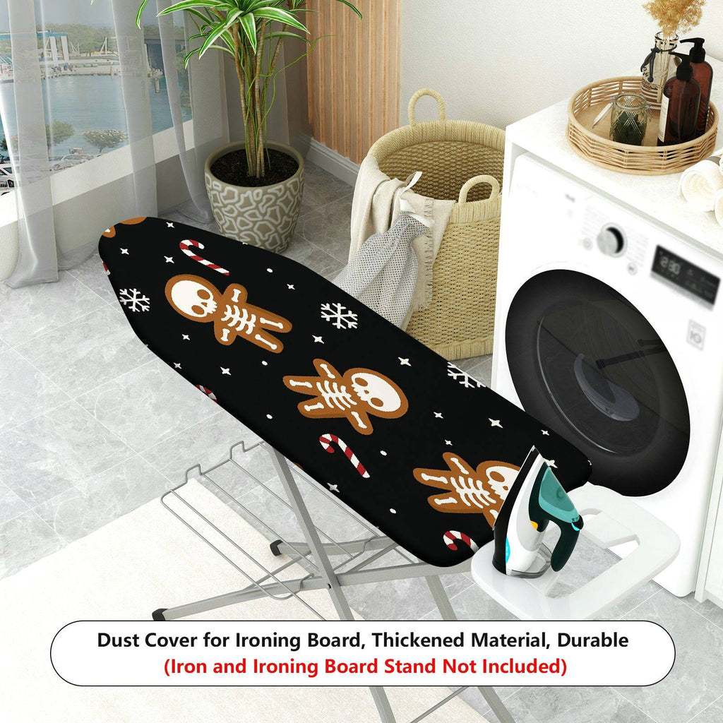 1-Piece Christmas Skull Candy  Ironing Board Cover, Universal Size, Without Board
