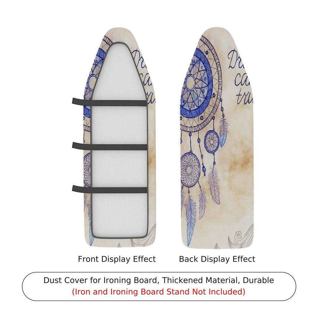 1-Piece Feather Dreamcatcher Beige  Ironing Board Cover, Universal Size, Without Board
