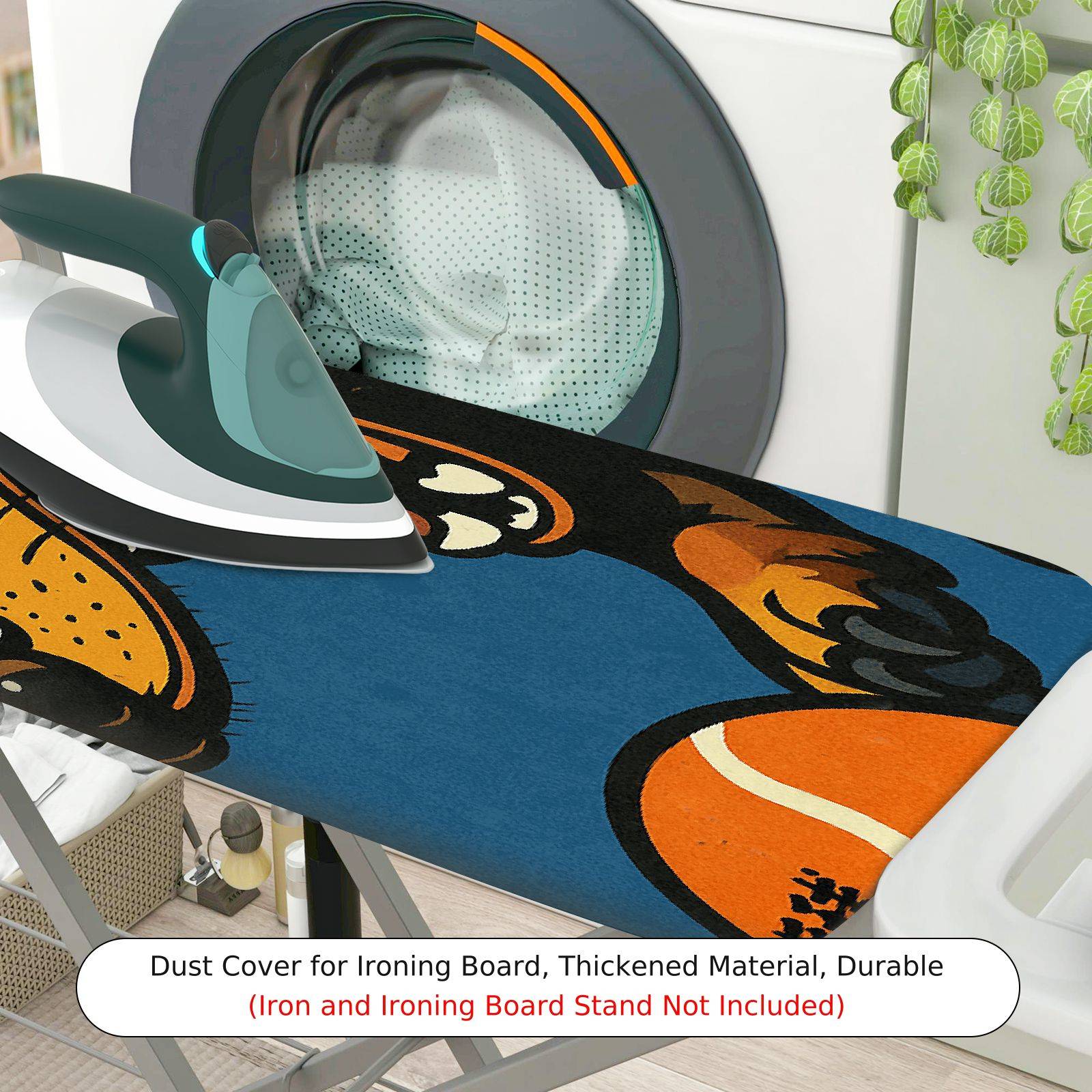 1-Piece Dog Animal Design Fun Pattern  Ironing Board Cover, Universal Size, Without Board