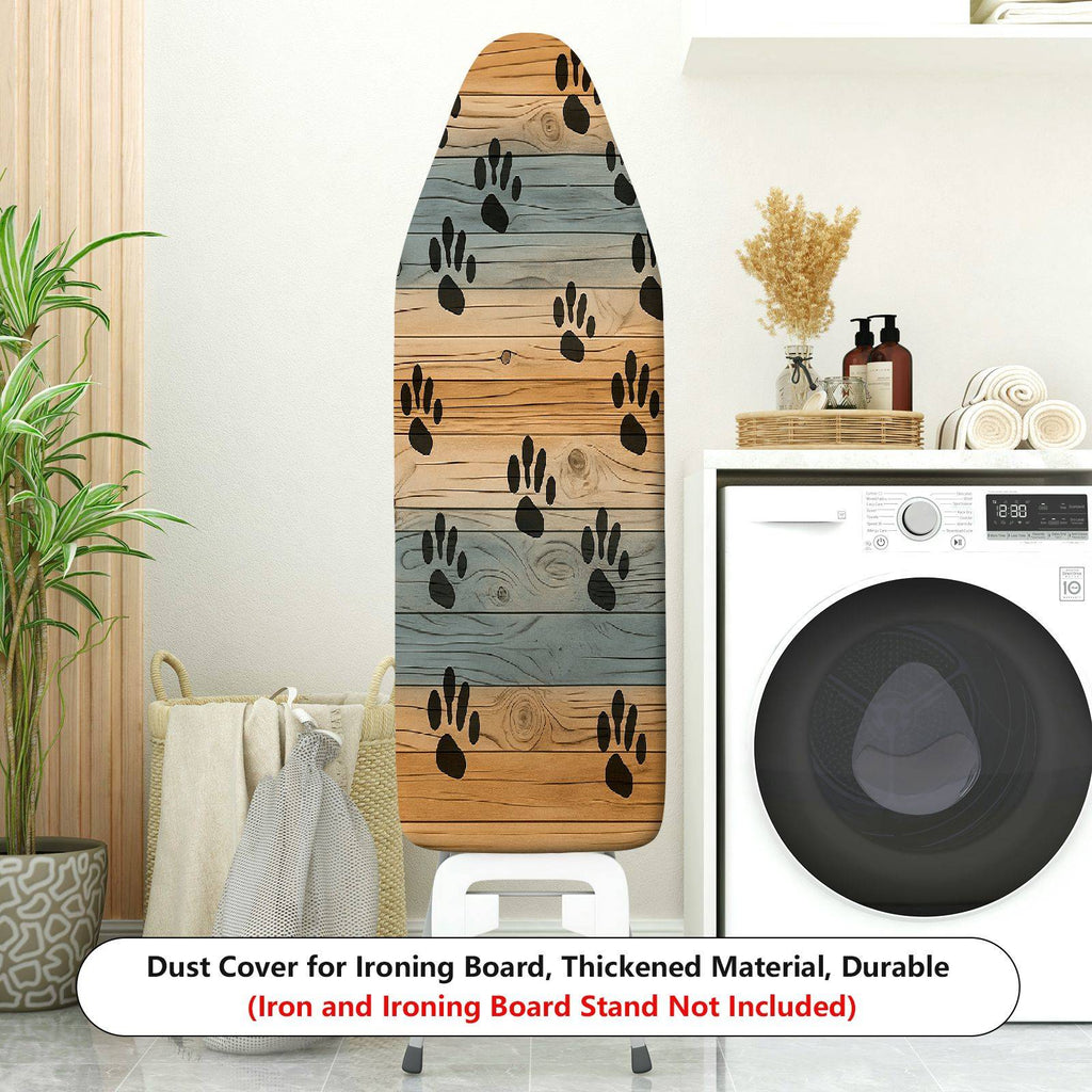 1-Piece Animal Paw  Rustic  Ironing Board Cover, Universal Size, Without Board