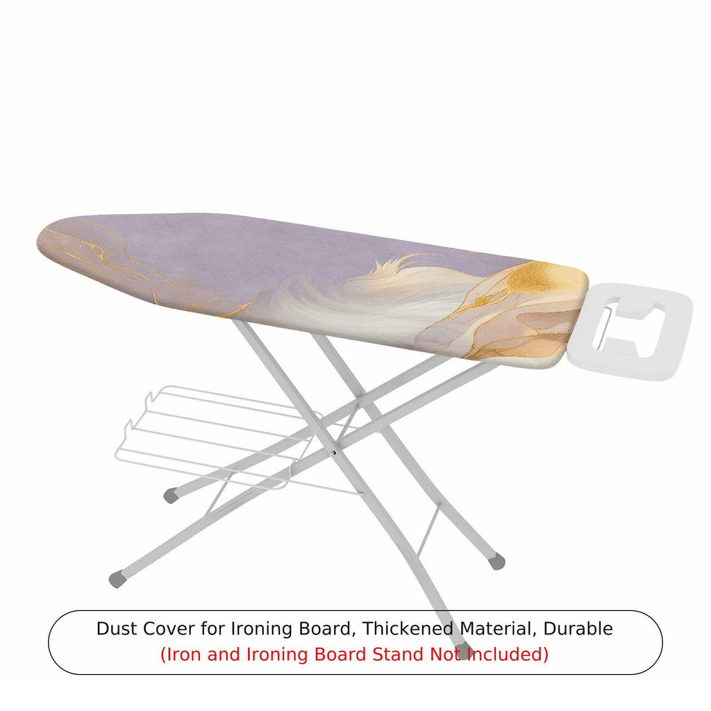 1-Piece Abstract Art Marble Luxury  Ironing Board Cover, Universal Size, Without Board