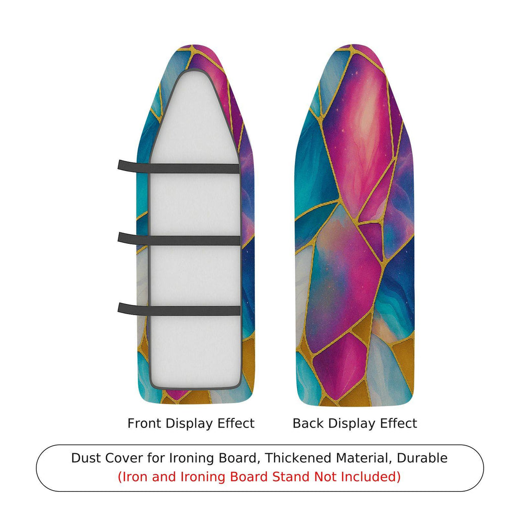 1-Piece Abstract Geometric Colorful  Ironing Board Cover, Universal Size, Without Board