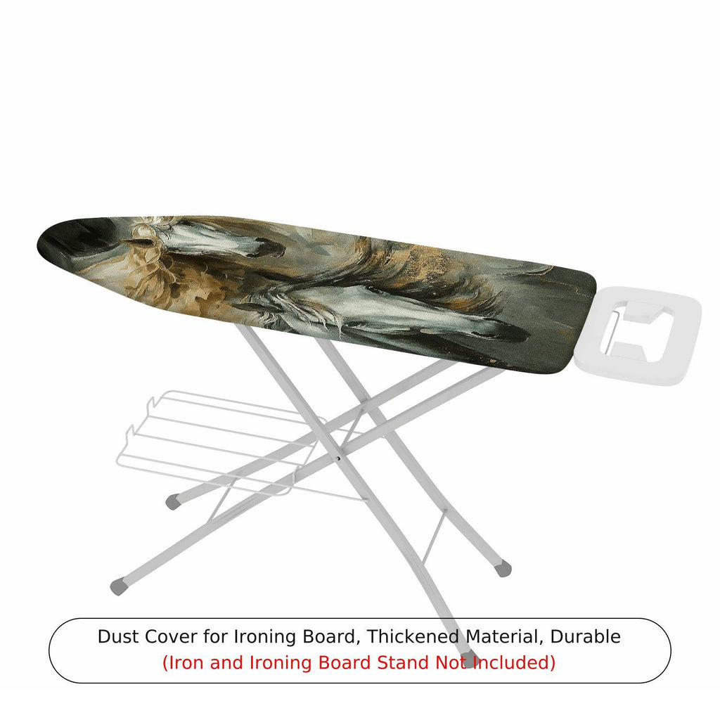 1-Piece Horse Art Animal Decorative  Ironing Board Cover, Universal Size, Without Board
