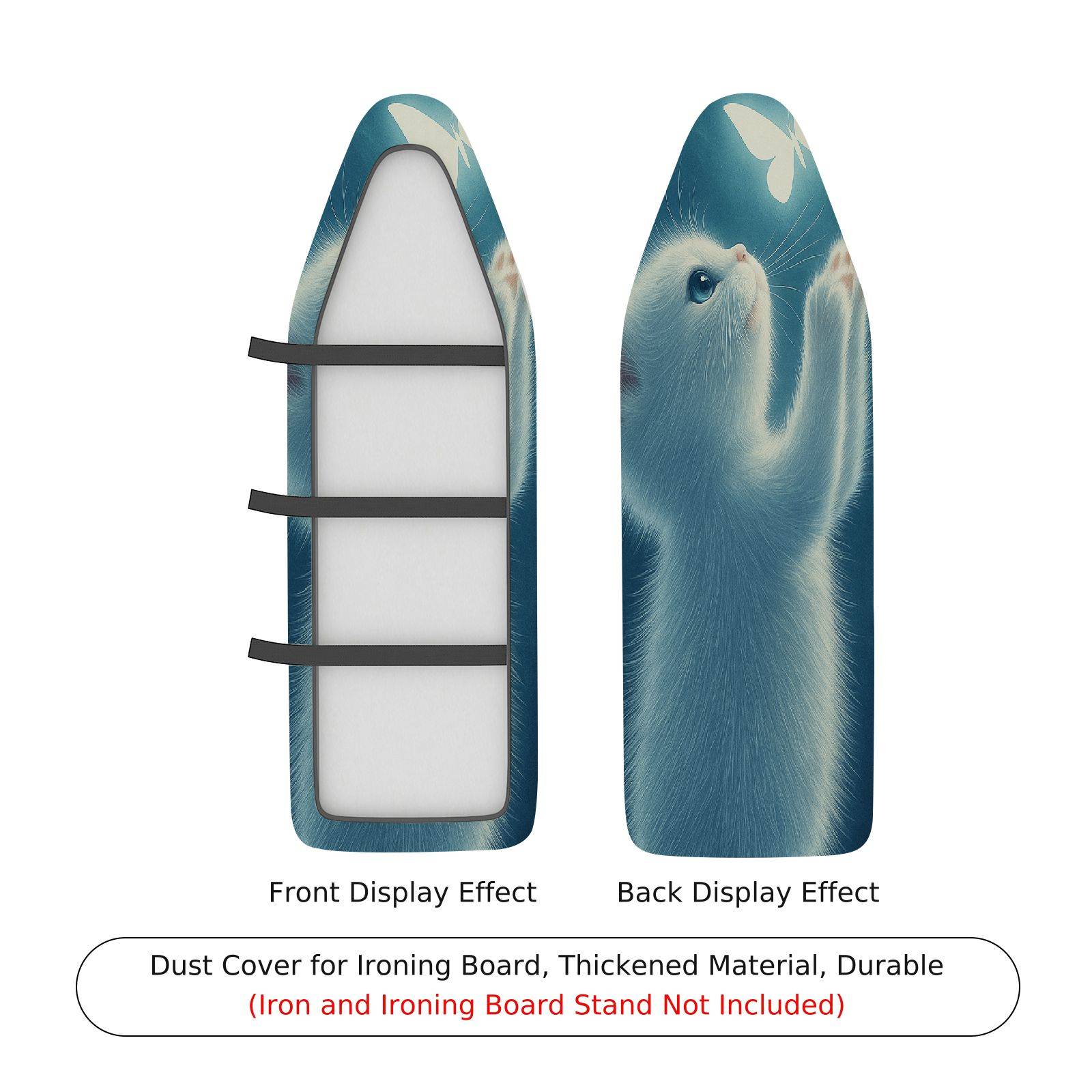 1-Piece Cat Cute Animal  Ironing Board Cover, Universal Size, Without Board