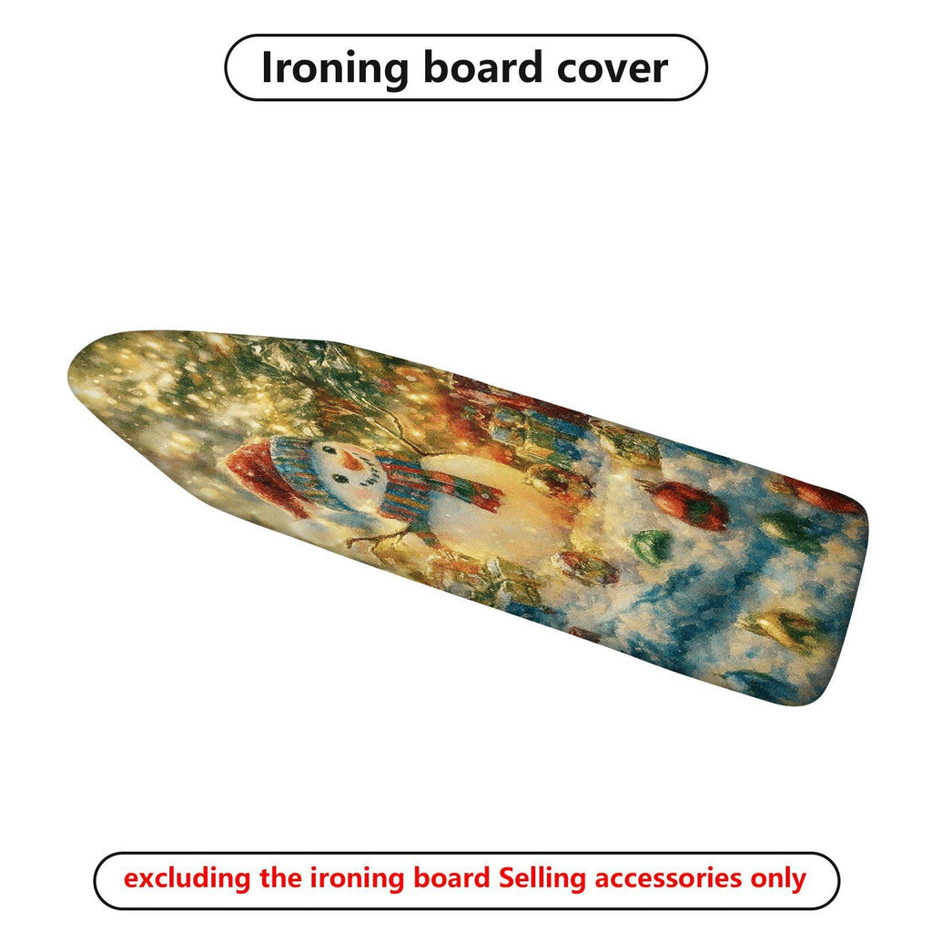 1-Piece Snowman Christmas Winter  Ironing Board Cover, Universal Size, Without Board