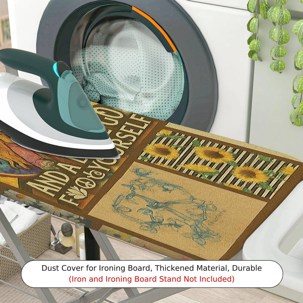 1-Piece Retro Bohemian Artistic  Ironing Board Cover, Universal Size, Without Board