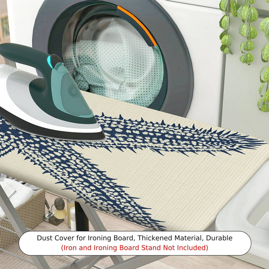 1-Piece Nautical Starfish Ocean  Ironing Board Cover, Universal Size, Without Board