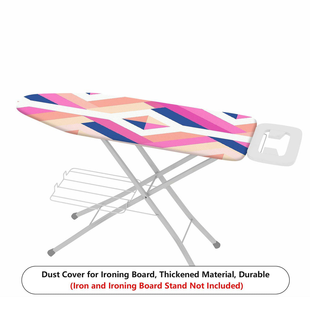 1-Piece Abstract Geometric Colorful  Ironing Board Cover, Universal Size, Without Board