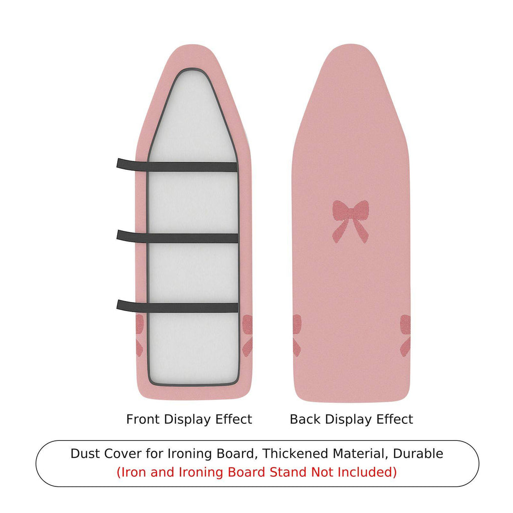 1-Piece Pink Bow Pattern Cute  Ironing Board Cover, Universal Size, Without Board
