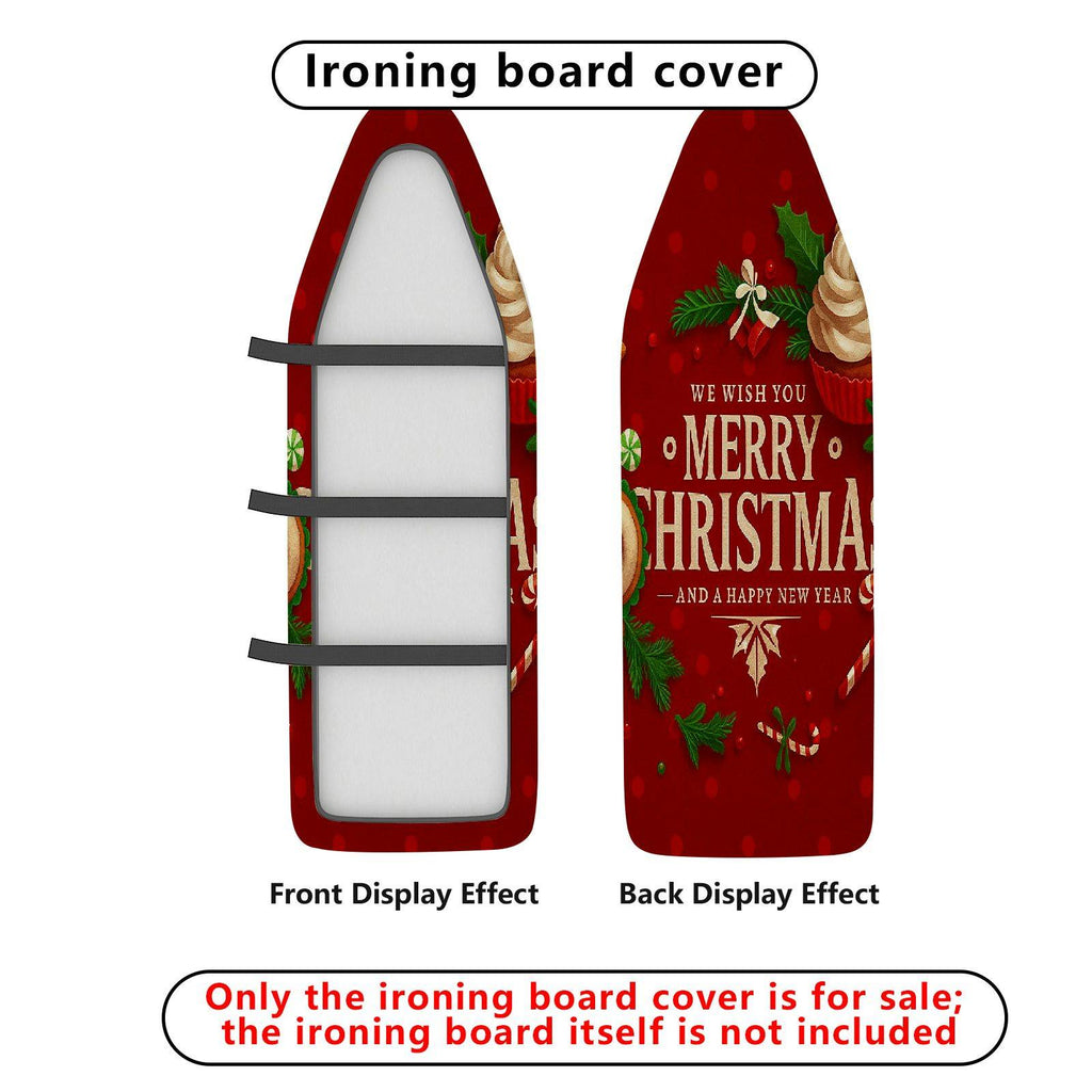 1-Piece Christmas Holiday Festive  Ironing Board Cover, Universal Size, Without Board