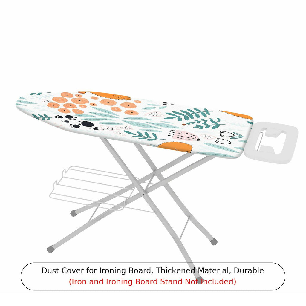 1-Piece Floral Leaves Animal  Ironing Board Cover, Universal Size, Without Board