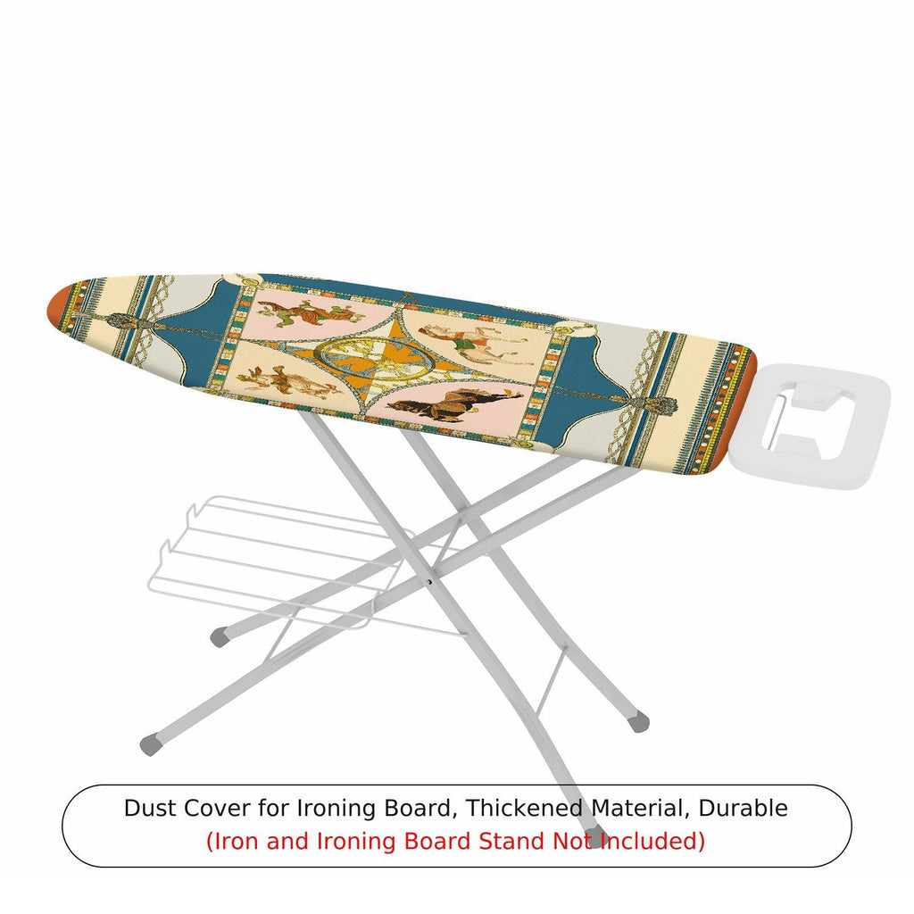 1-Piece Animal Art Vintage  Ironing Board Cover, Universal Size, Without Board