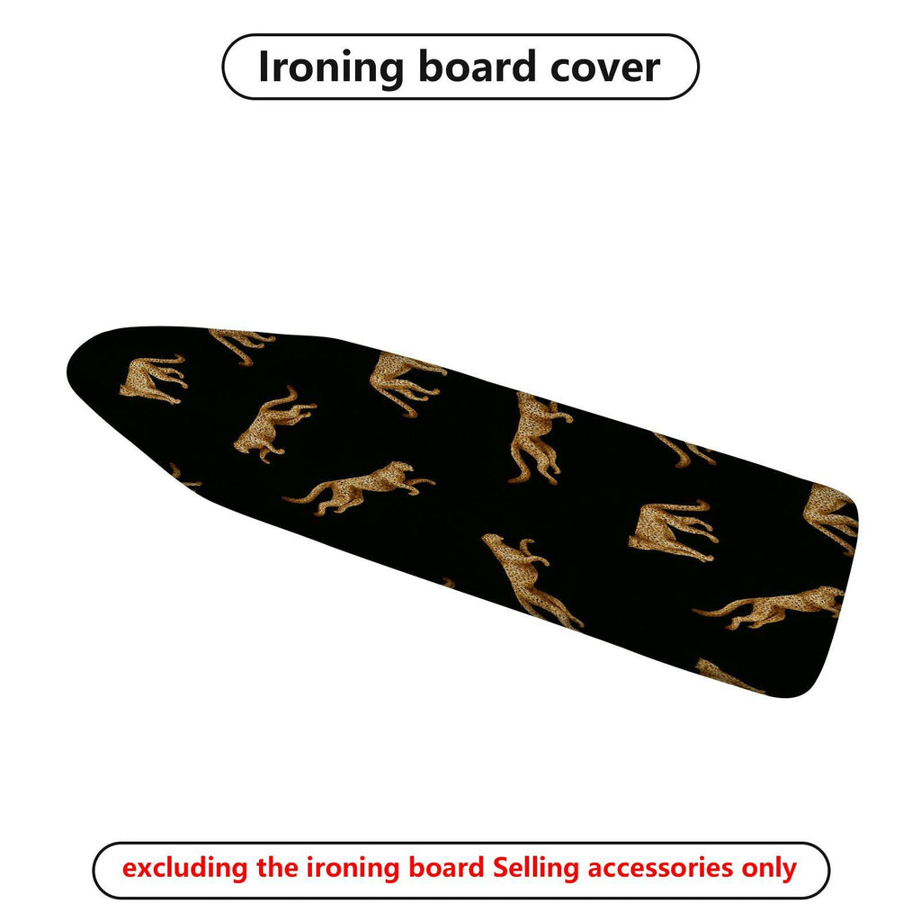 1-Piece Animal Leopard Gold  Ironing Board Cover, Universal Size, Without Board
