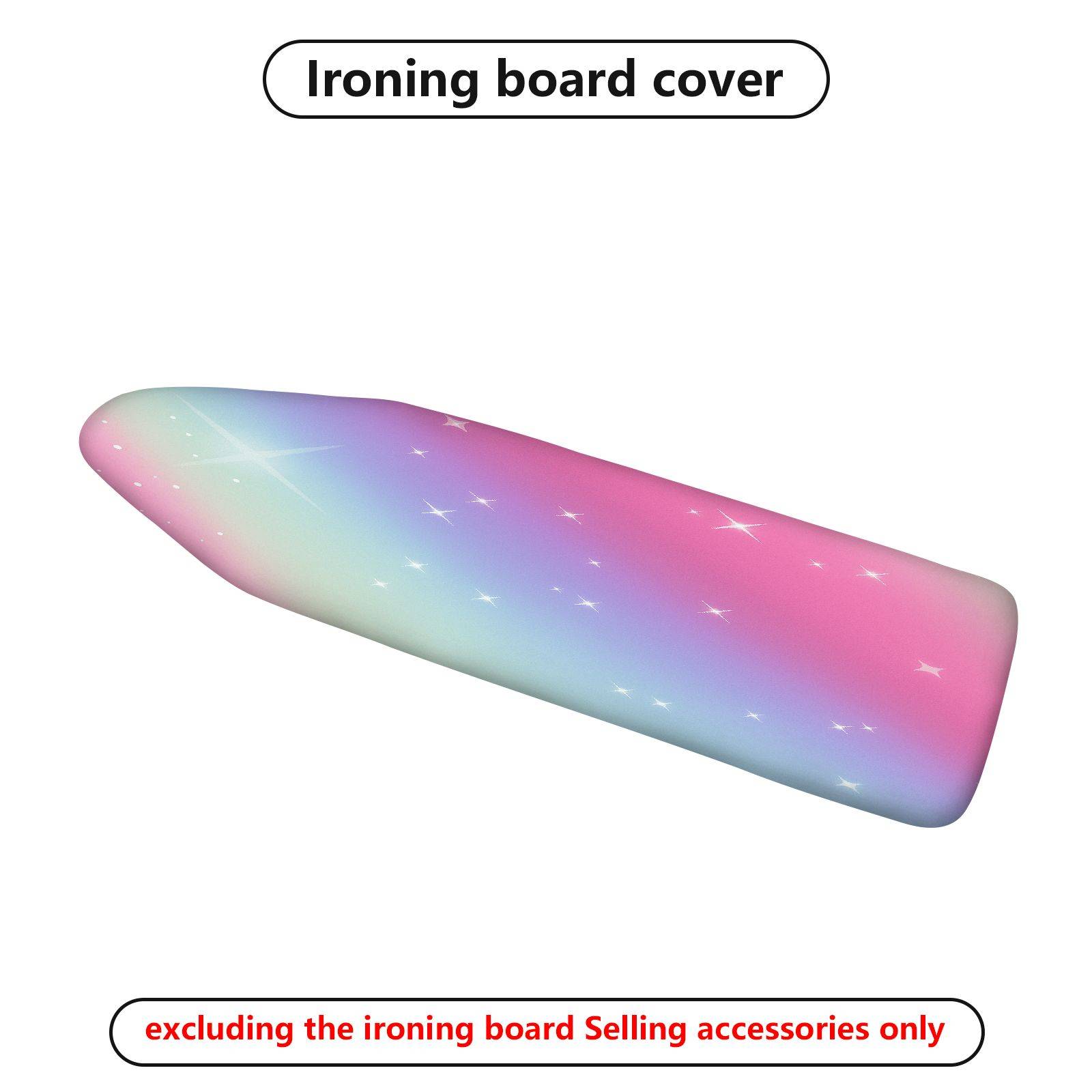 1-Piece Gradient Star Shine Colorful  Ironing Board Cover, Universal Size, Without Board