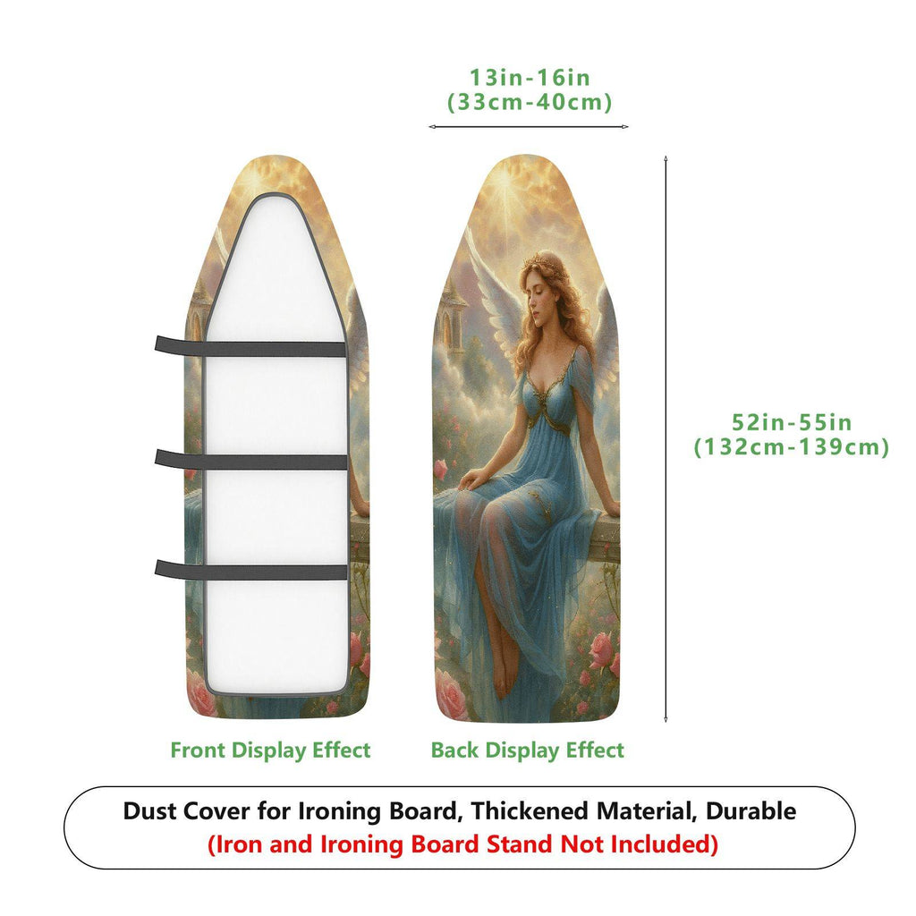 1-Piece Angelic Blooming Elegant  Ironing Board Cover, Universal Size, Without Board