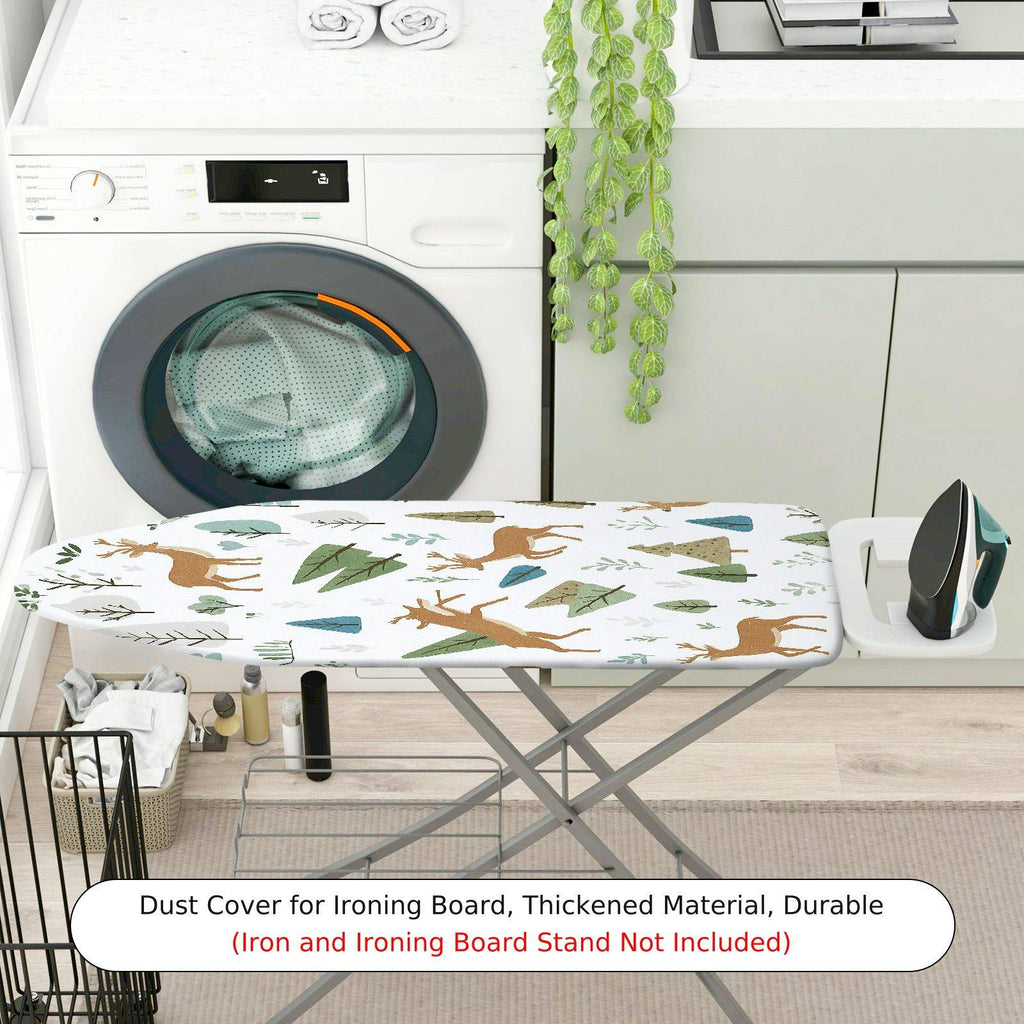 1-Piece Forest Animal Nature  Ironing Board Cover, Universal Size, Without Board