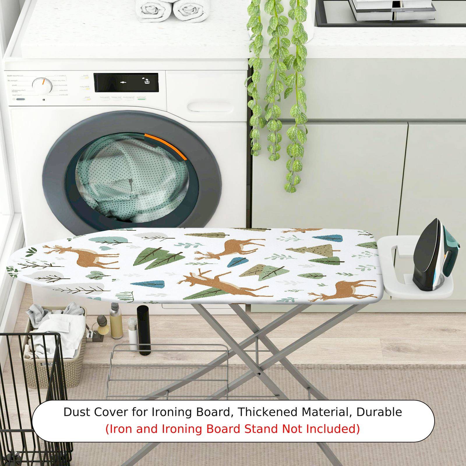 1-Piece Forest Animal Nature  Ironing Board Cover, Universal Size, Without Board