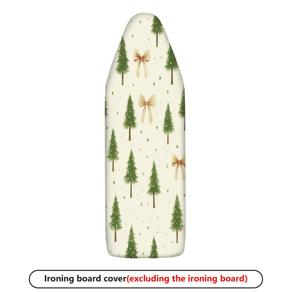 1-Piece Christmas Tree Bow Stars  Ironing Board Cover, Universal Size, Without Board