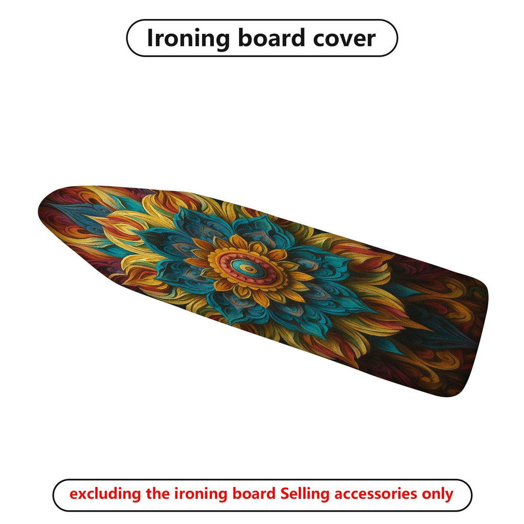 1-Piece Floral Colorful Abstract  Ironing Board Cover, Universal Size, Without Board