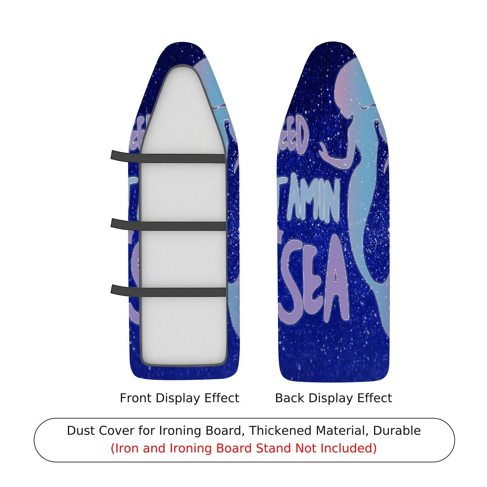 1-Piece Ocean Fantasy  Ironing Board Cover, Universal Size, Without Board