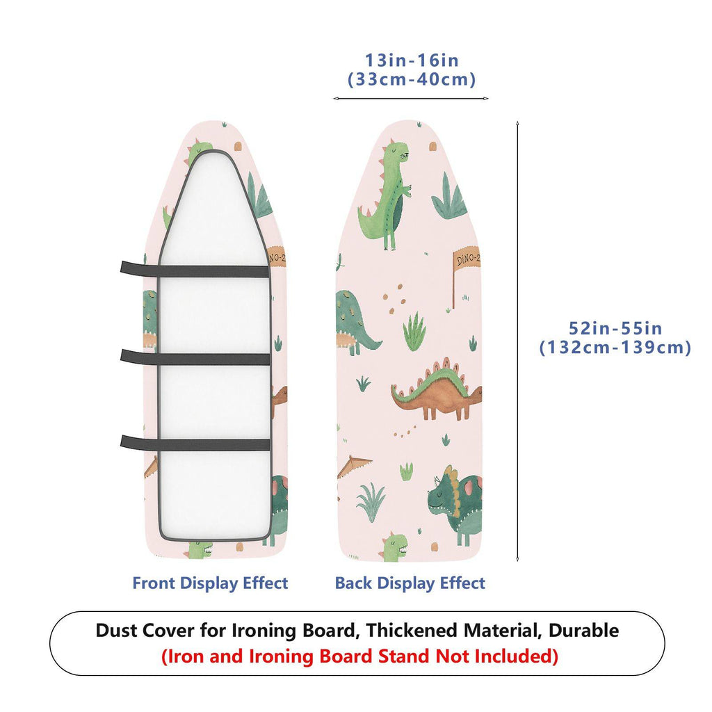 1-Piece Dinosaur Safari Animal  Ironing Board Cover, Universal Size, Without Board