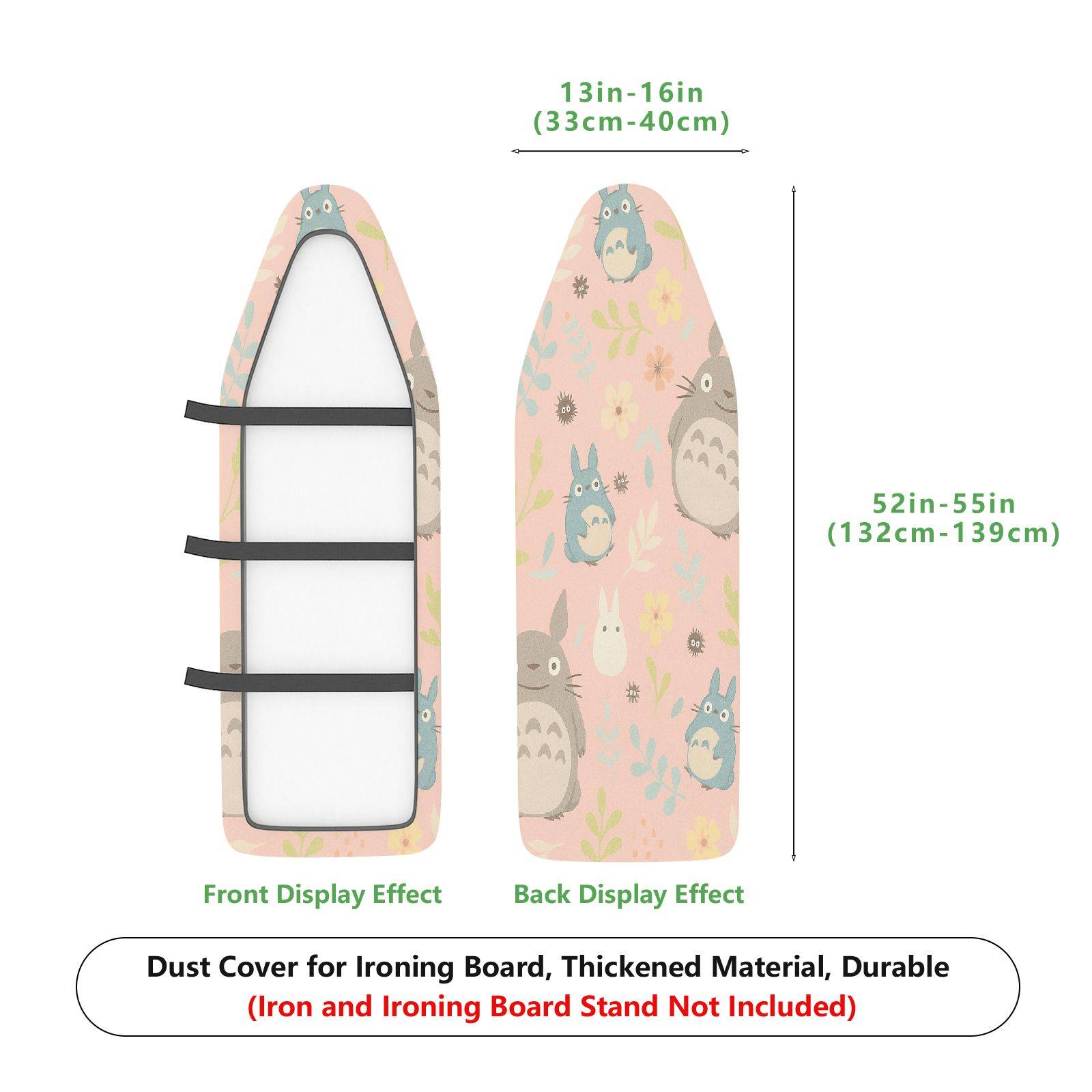 1-Piece Cute  Animals Pink  Ironing Board Cover, Universal Size, Without Board