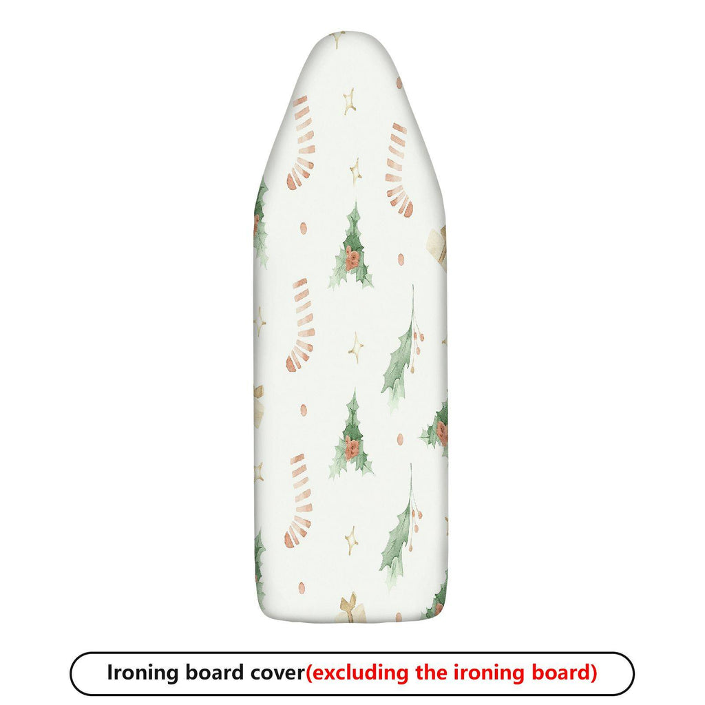 1-Piece Festive Holly Stocking Christmas  Ironing Board Cover, Universal Size, Without Board