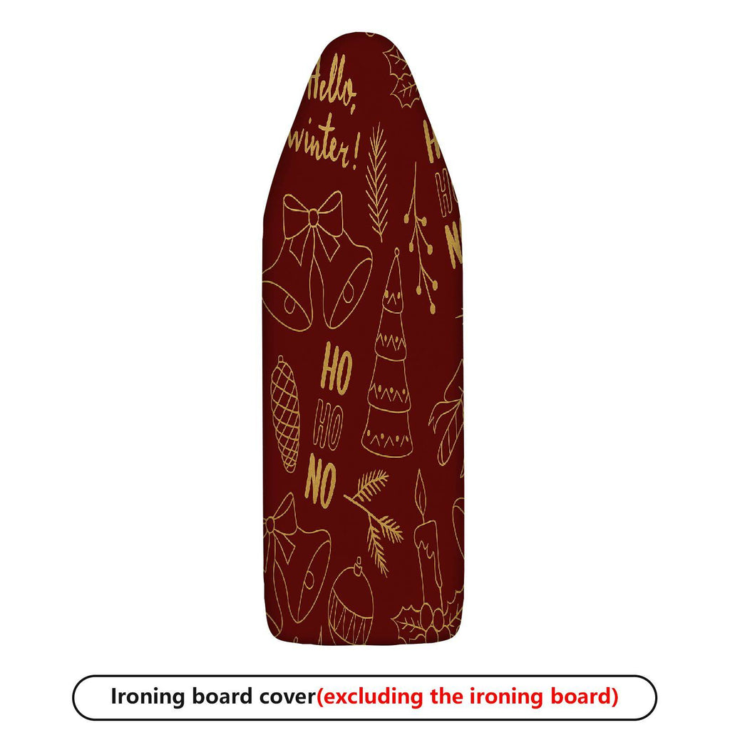 1-Piece Christmas Winter Bell  Ironing Board Cover, Universal Size, Without Board