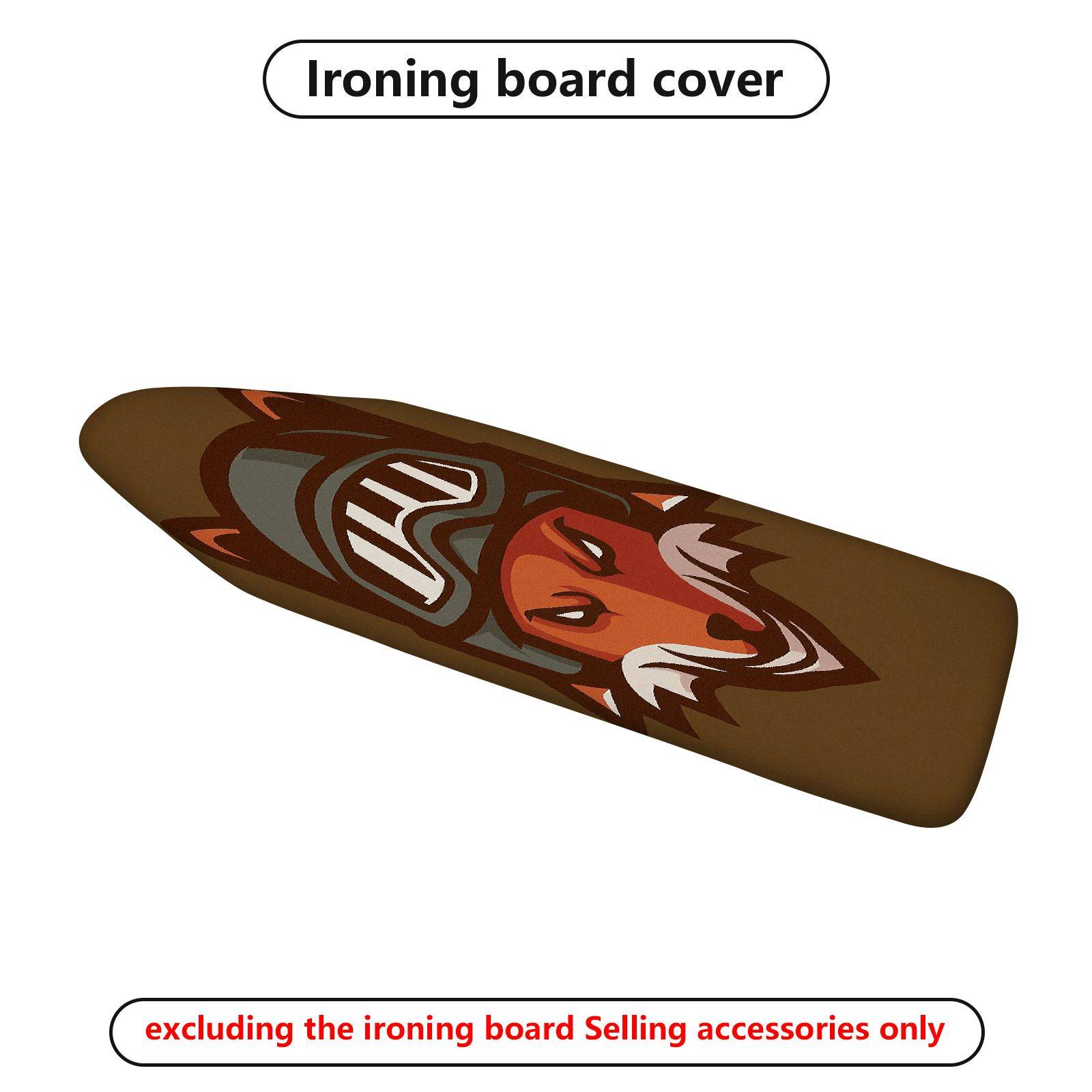 1-Piece Fox Animal  Ironing Board Cover, Universal Size, Without Board