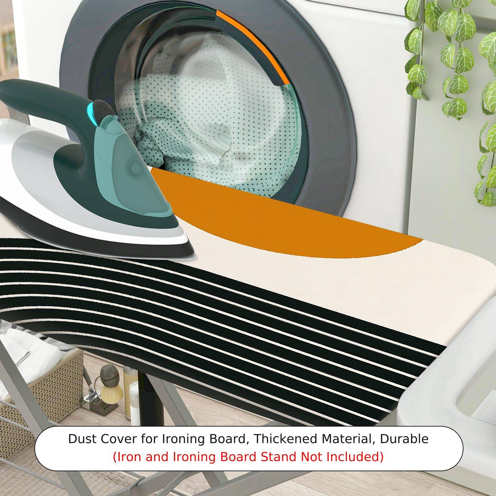 1-Piece Modern Abstract Geometric  Ironing Board Cover, Universal Size, Without Board