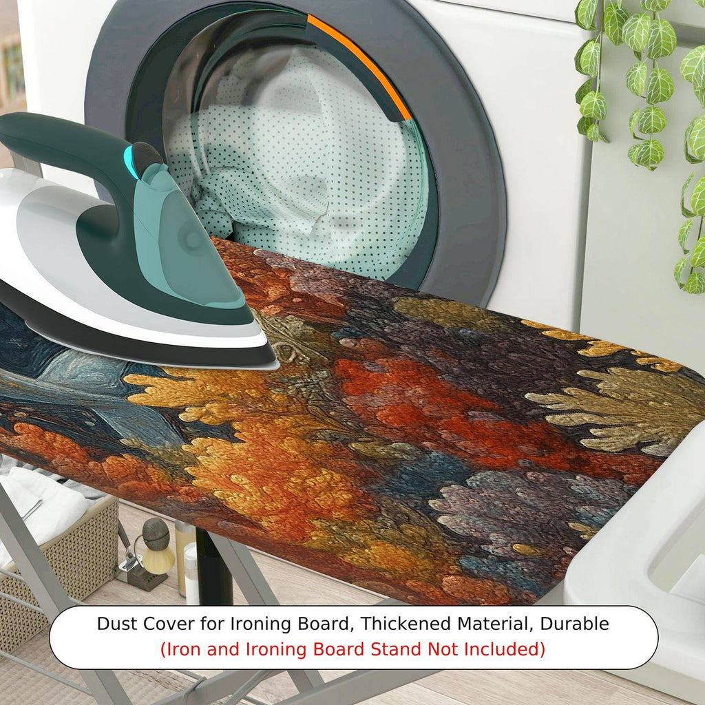 1-Piece Dolphin Ocean Fish  Ironing Board Cover, Universal Size, Without Board