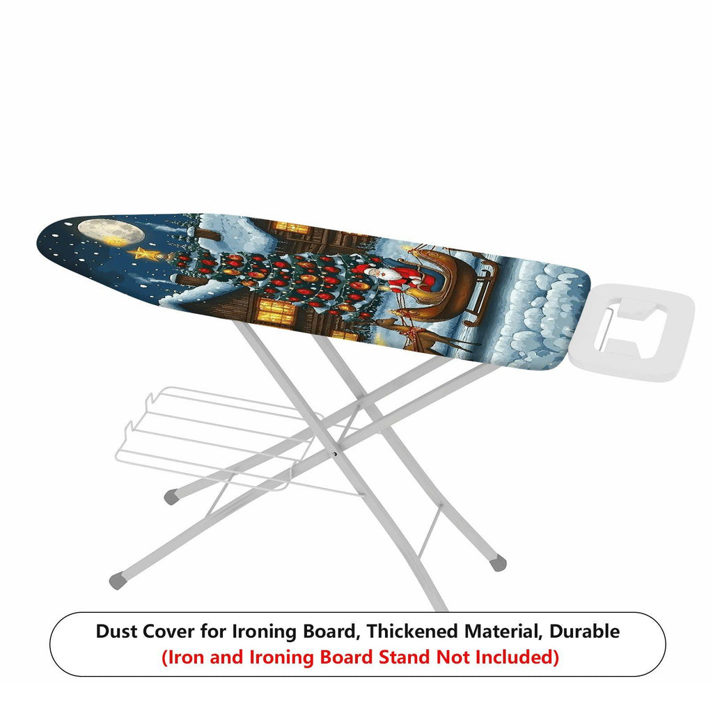 1-Piece Christmas Winter Santa  Ironing Board Cover, Universal Size, Without Board