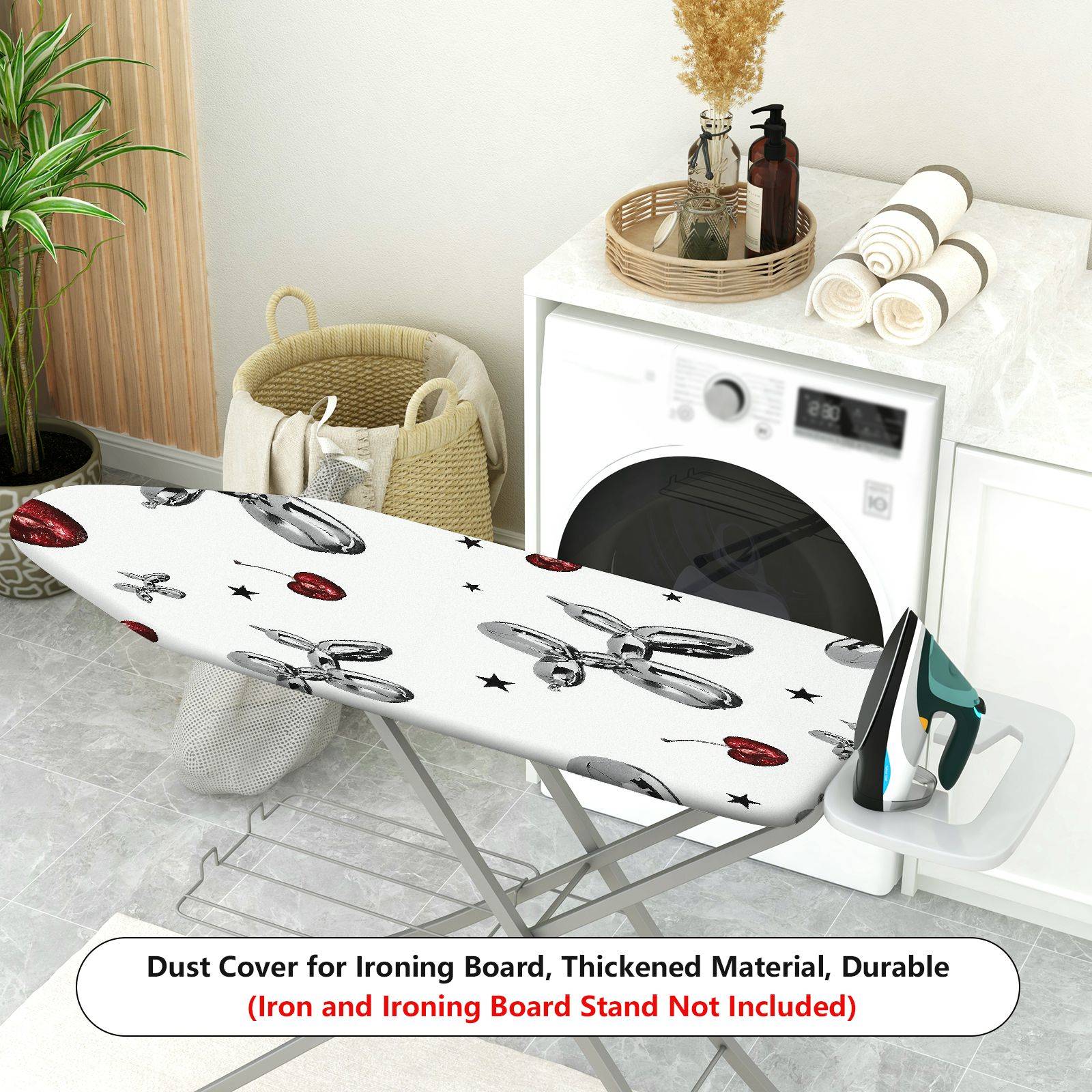 1-Piece Heart Balloon Animal  Ironing Board Cover, Universal Size, Without Board