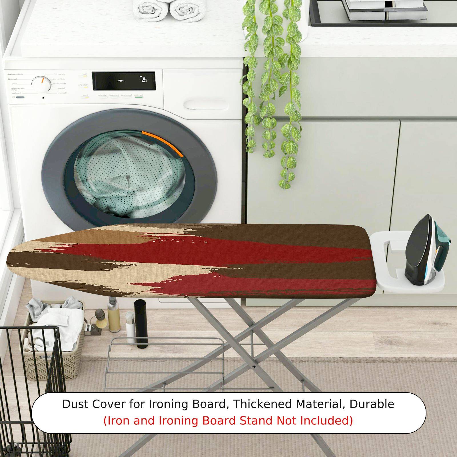 1-Piece Retro Stripes Abstract  Ironing Board Cover, Universal Size, Without Board
