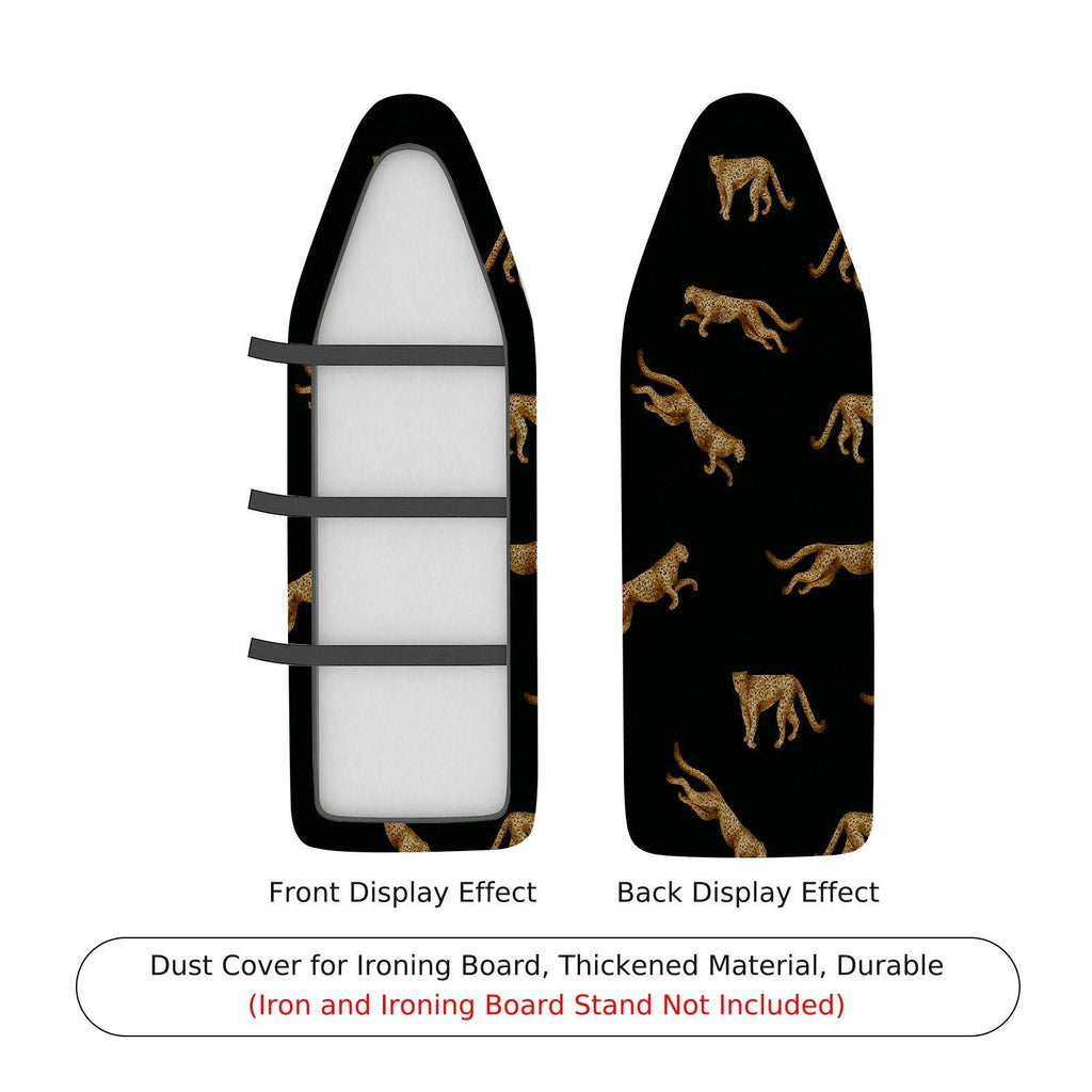1-Piece Animal Leopard Gold  Ironing Board Cover, Universal Size, Without Board